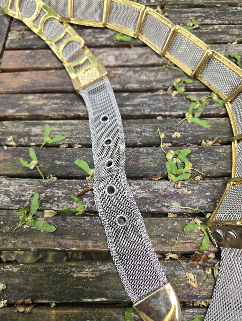 Vintage Mesh Metal Belt - Picture 4 of 9